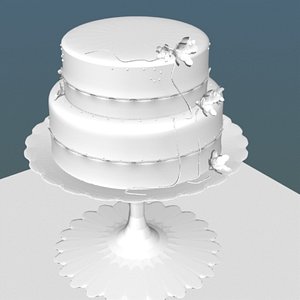 cake flowers ribbons decoration x