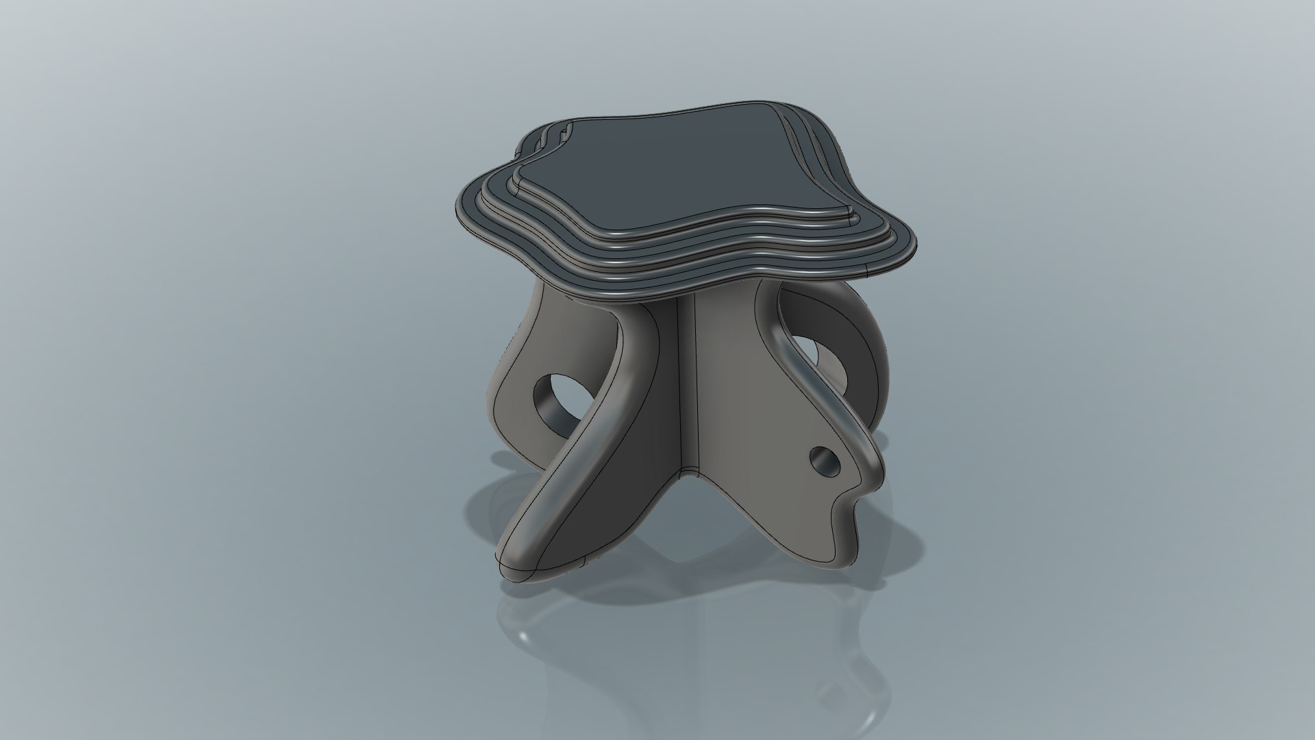 3D Abstract End Table Model - TurboSquid 2235780