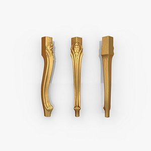 CNC table leg furniture 01 3D model