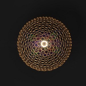 Gold Sphere Pendant