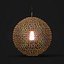 Gold Sphere Pendant