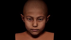 Retopologized Head scan Harry Jackson