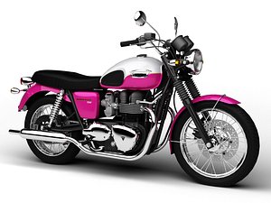 3dsmax triumph bonneville t100 2012
