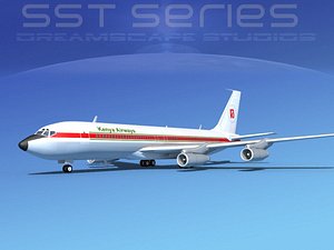 707-320 boeing 707 3d max