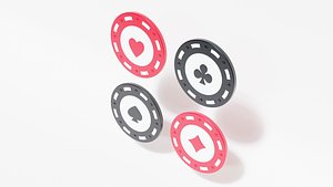 3D round-poker-chips-with-different-card-suits