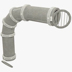 Bent Open Ventilation Shaft