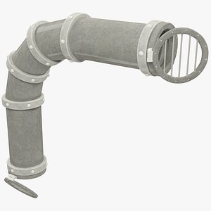 Bent Open Ventilation Shaft