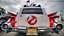 Ghostbusters License Plate Ecto-1 Yellow Old 3D model