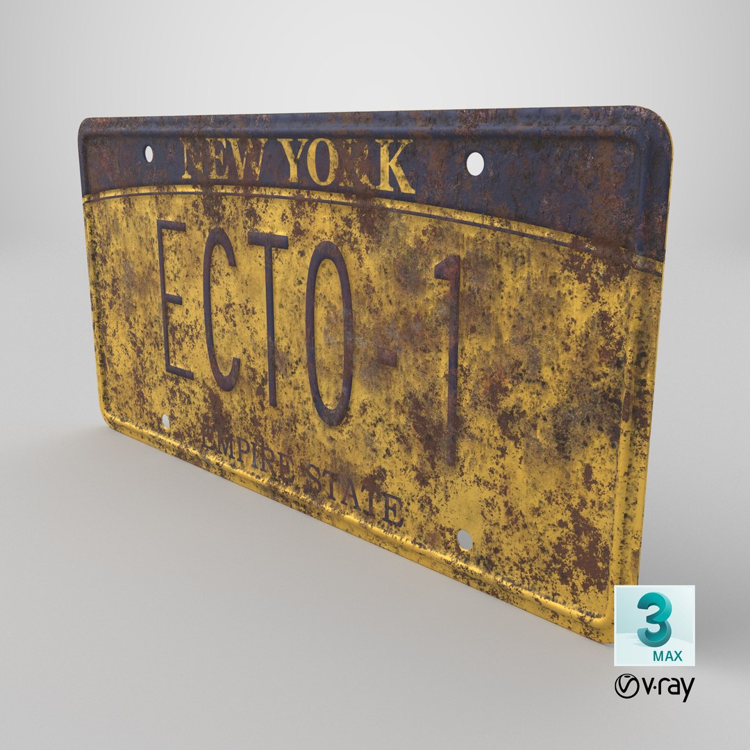 Ghostbusters License Plate Ecto-1 Yellow Old 3D model https://p.turbosquid.com/ts-thumb/ZD/vR01jy/z5/stemcell_max_vray_render/png/1778086936/1920x1080/fit_q87/69f3da0b013a2362bab9c43352a427e214e5f3c5/stemcell_max_vray_render.jpg