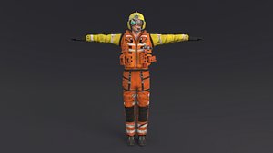 Pilot Rigged 3D