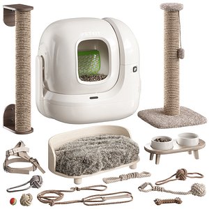 Accessories for cats and small dogs 3D model