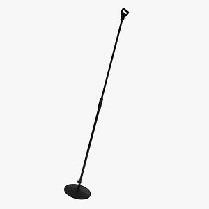 microphone stand 3d 3ds