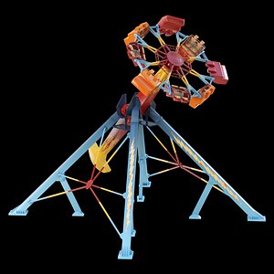 attraction tornado 3D model