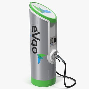 3D electric vehicle charging station
