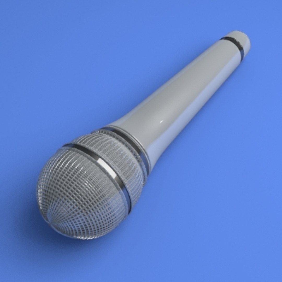 sony mic microphone 3d model