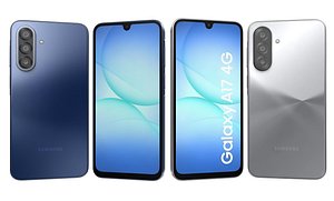 Samsung Galaxy A17 5G Blue And Samsung Galaxy A17 4G Gray model