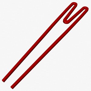 3d model kids chopsticks