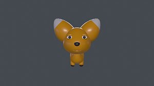 Fox cartoon model