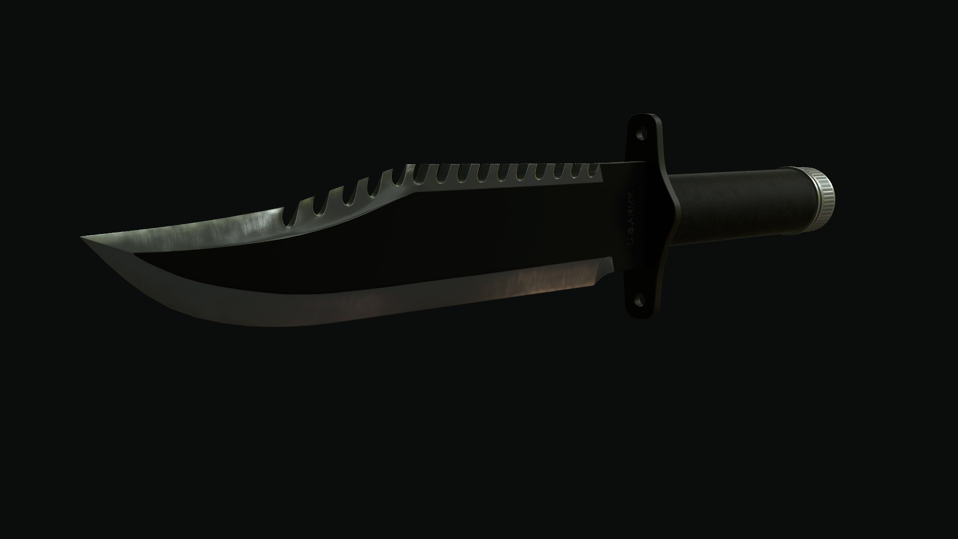 Rambo Knife Fbx