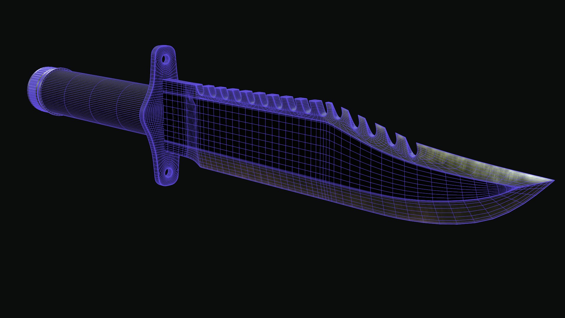 Rambo Knife Fbx