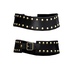3D model Choker Necklace with Studs