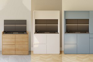 Mini Kitchen - Pocket Kitchen - 3 configurations included 3D model