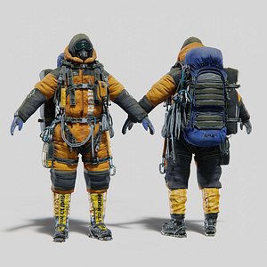 Explorer Mountain Climber 3D model