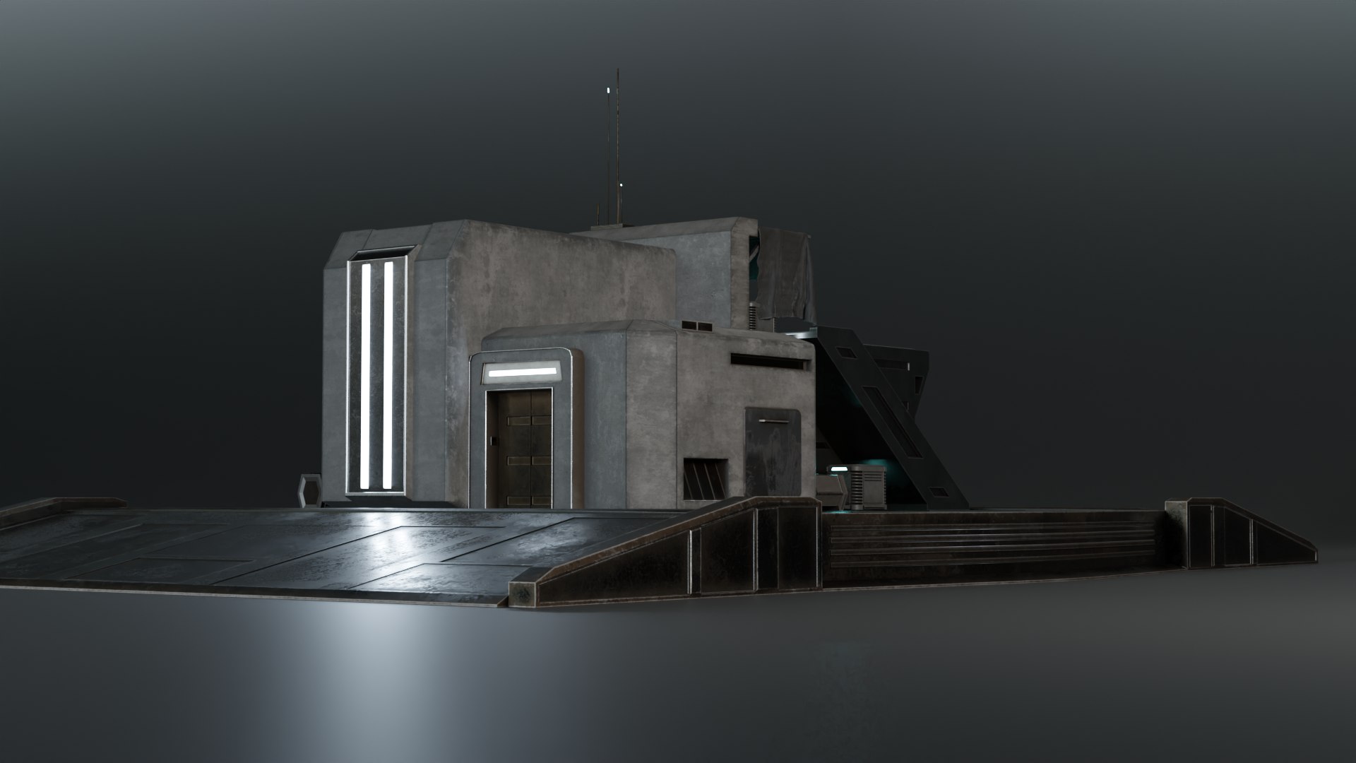 3D Space Futuristic Base Whole Pacakage - TurboSquid 2369080