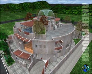 3ds max house villa