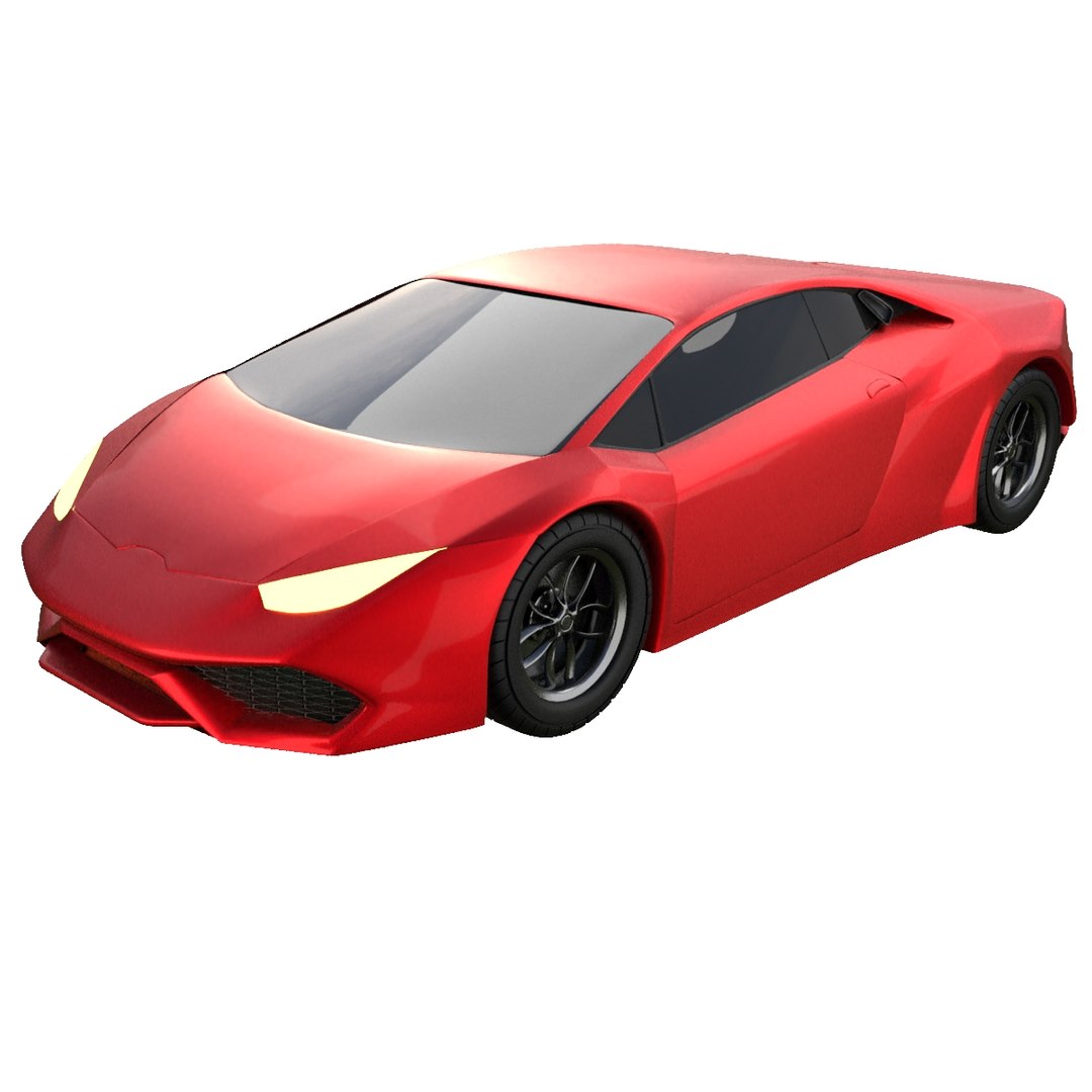 3D Generic Sports Car Design - TurboSquid 1938233