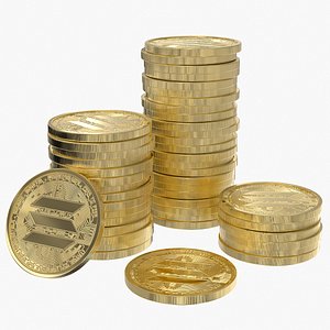Solana Gold Coin Stack
