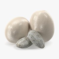 Peeled Rambutan Fruit with Seeds