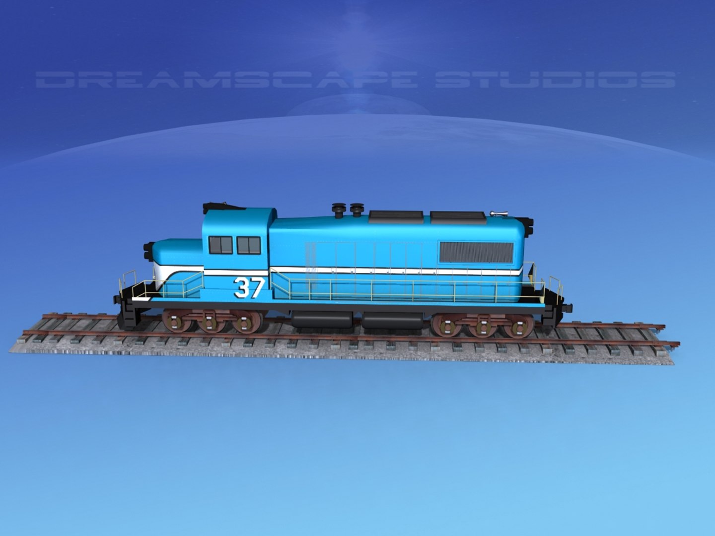 Diesel Train 3D Model TurboSquid 1320824
