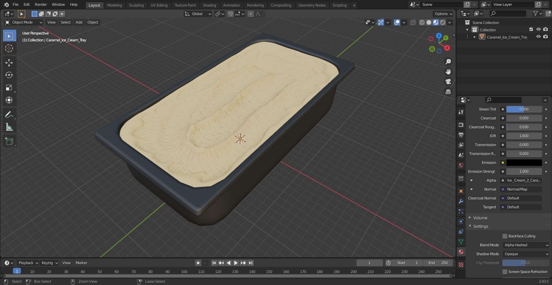 3D Caramel Ice Cream Tray https://p.turbosquid.com/ts-thumb/ZE/nvAVg9/Cy/caramelicecreamtrayvray3dmodel020/jpg/1637313422/1920x1080/fit_q87/844c3eda0f12171885a91fe1c1b266805ec048dc/caramelicecreamtrayvray3dmodel020.jpg