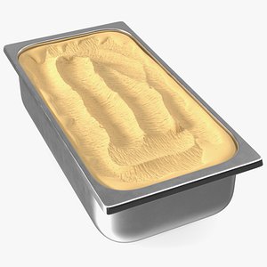 3D Caramel Ice Cream Tray