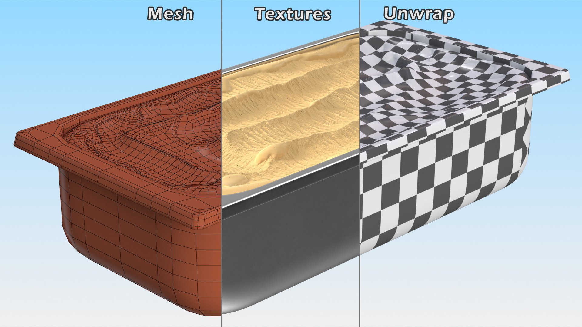 3D Caramel Ice Cream Tray https://p.turbosquid.com/ts-thumb/ZE/nvAVg9/vZ/caramelicecreamtrayvray3dmodel014/jpg/1637313404/1920x1080/fit_q87/7123b6f8dc1b219f010e9bfdf033c5762fc1f88b/caramelicecreamtrayvray3dmodel014.jpg