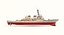 2 uss gonzalez ddg 3D model