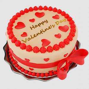 Valentines cake 3D