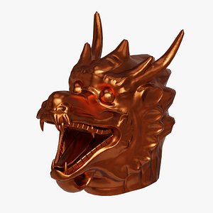 Dragon Bronze Head Old Summer Palace Statue Zodiac China