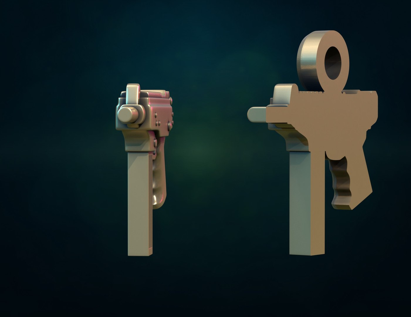 3D Gun II and pendant model https://p.turbosquid.com/ts-thumb/ZE/tnKx6j/bc/gun_ii06/jpg/1749836130/1920x1080/fit_q87/10a6aa5fe0264e2b380cbad6f7fce9719564e18f/gun_ii06.jpg