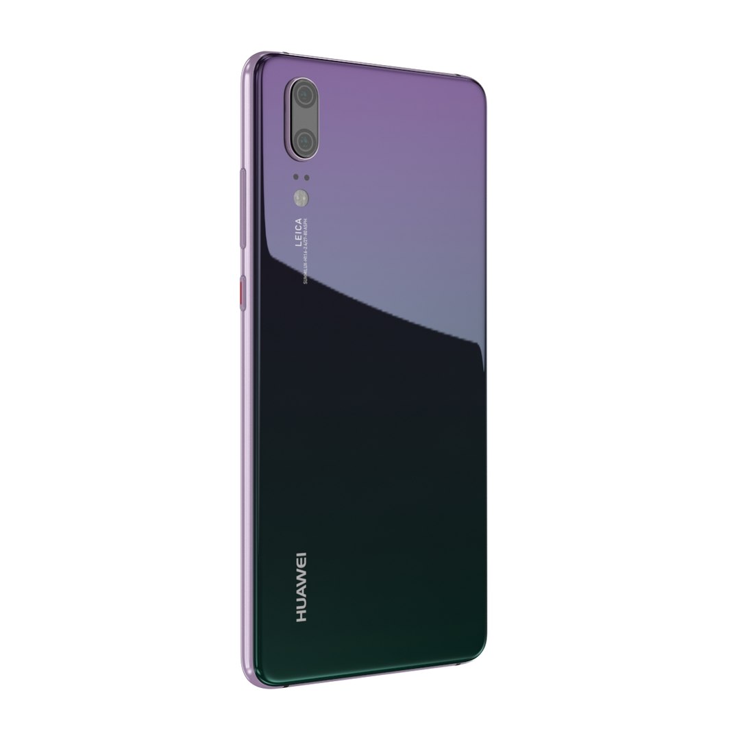 Huawei p20 20 3D model - TurboSquid 1279915