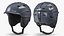 Capacete de neve cinza