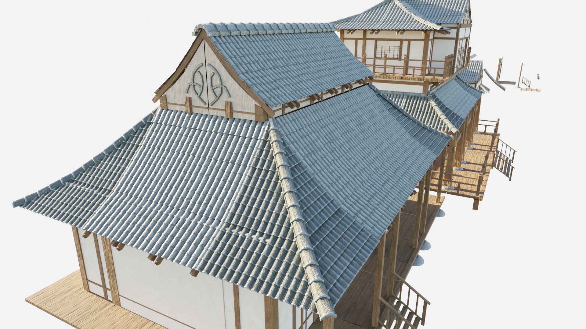 Japanese Modular Buildings With 4k Textures 3D - TurboSquid 1992341