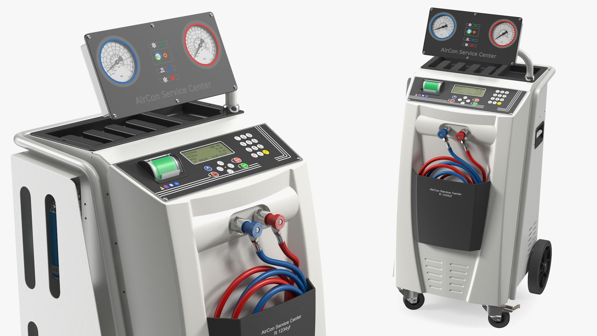 Fully Automatic Air Conditioning Service Unit 3D model preview