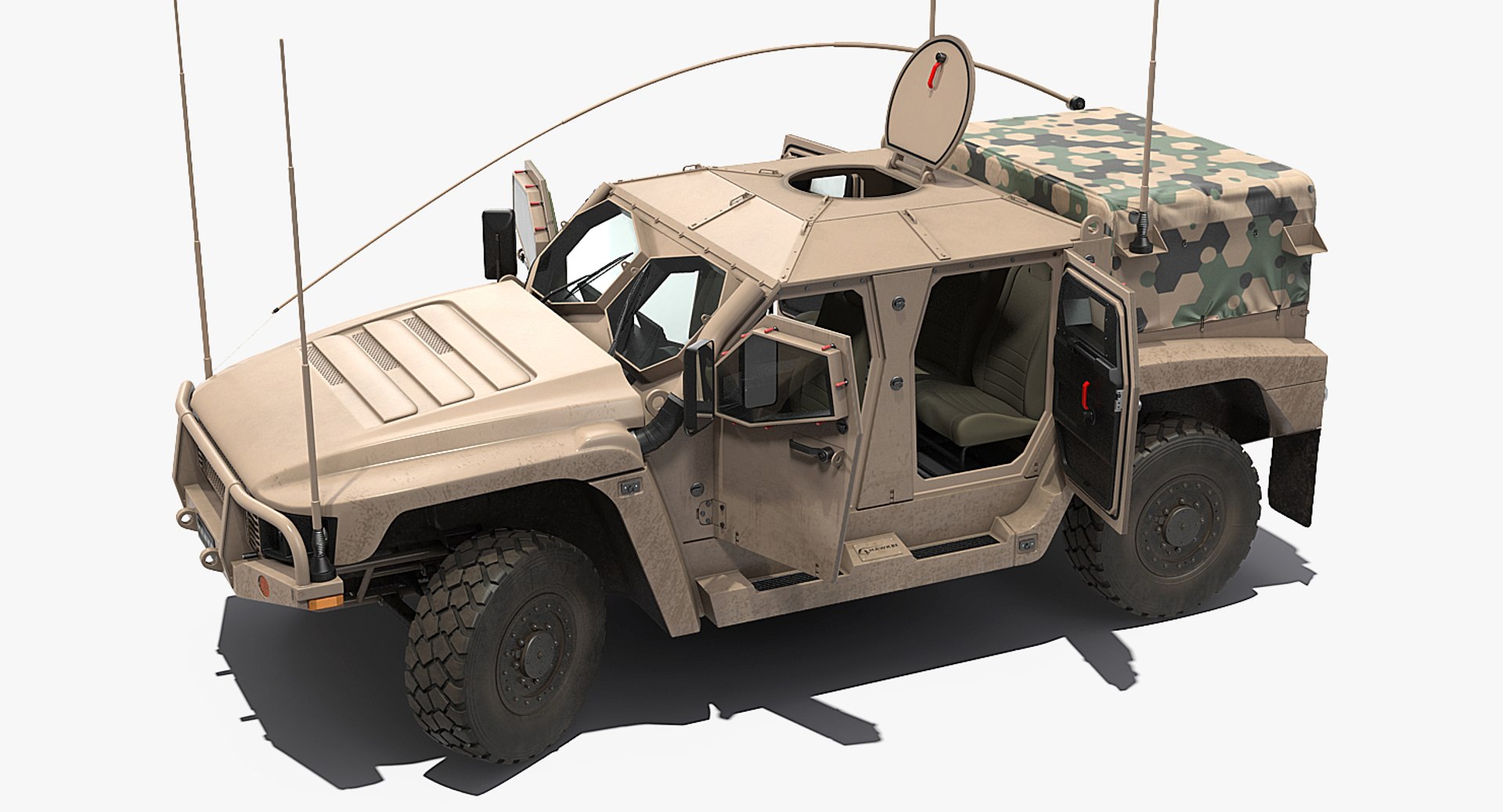 Hawkei 4x4 protected mobility model - TurboSquid 1362027