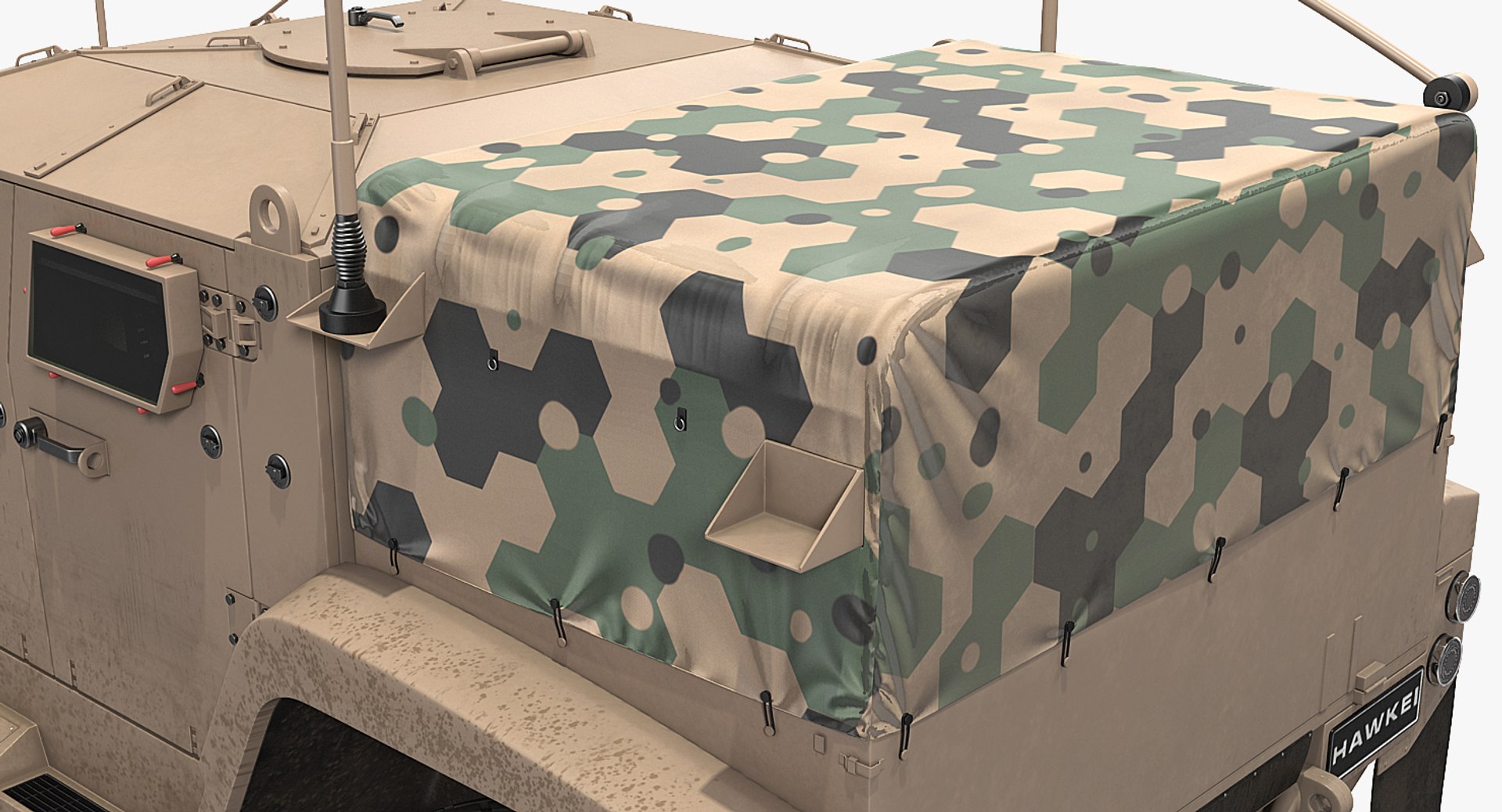 Hawkei 4x4 protected mobility model - TurboSquid 1362027