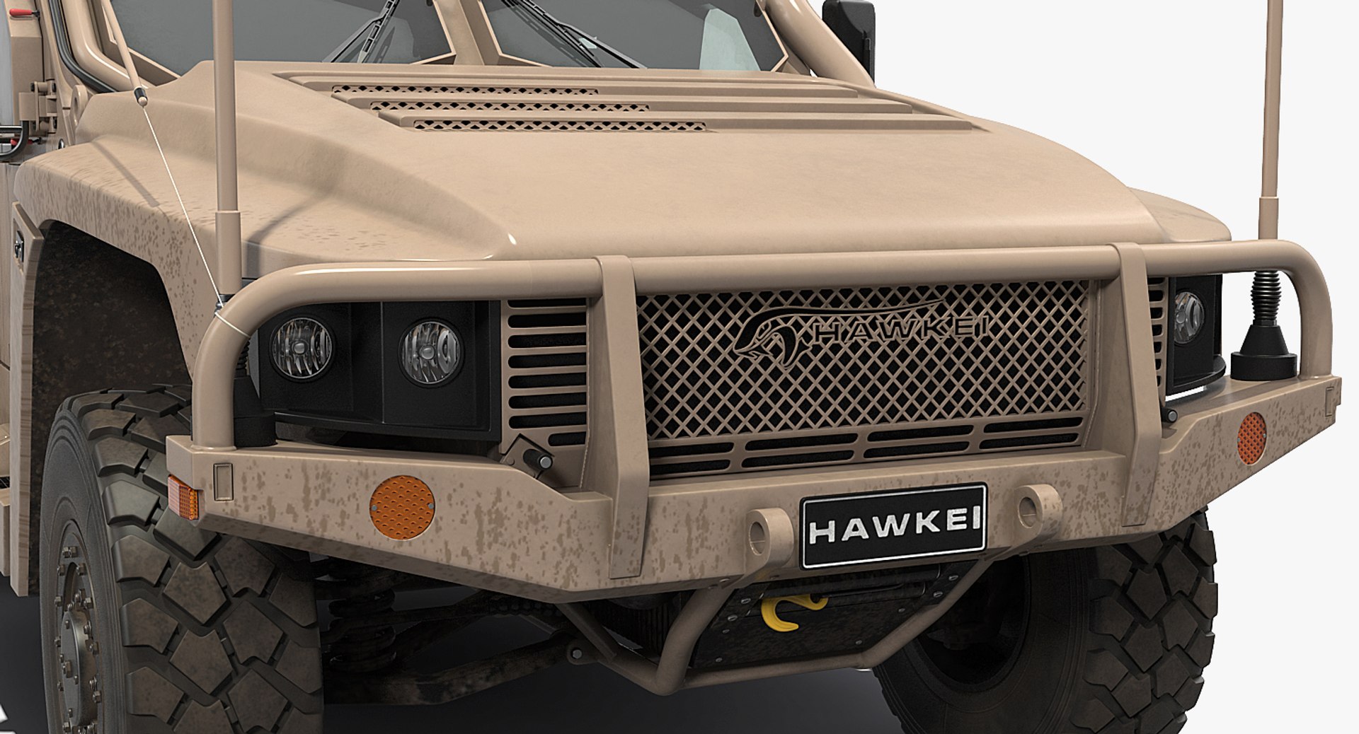 Hawkei 4x4 protected mobility model - TurboSquid 1362027