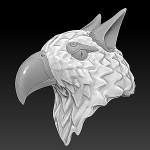 Gryphone Griffin head bird