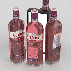 Alcohol Bottle Gordon's Premium Pink Gin