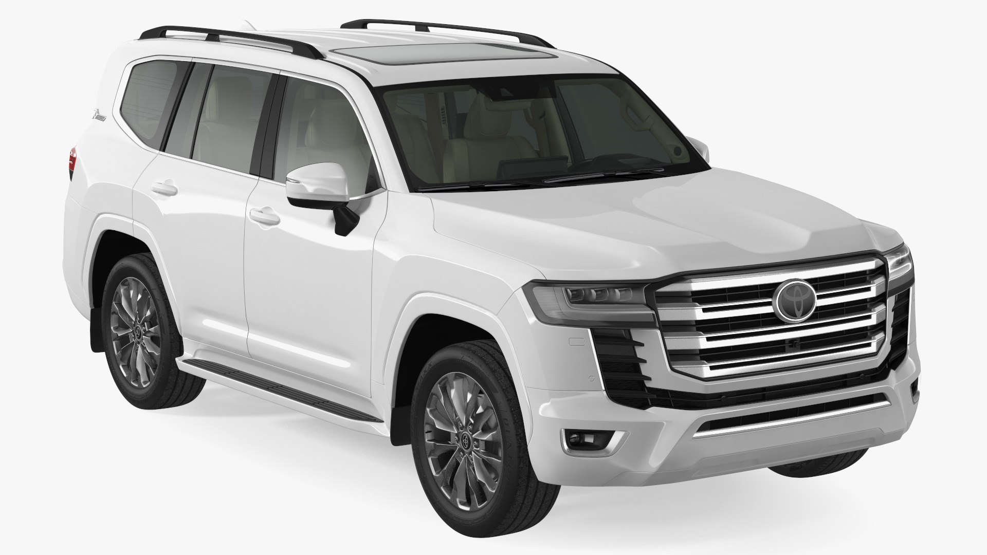 Toyota Land Cruiser 2022 Light Off 3D model preview